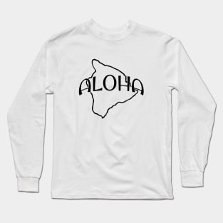 Aloha Big Island Long Sleeve T-Shirt